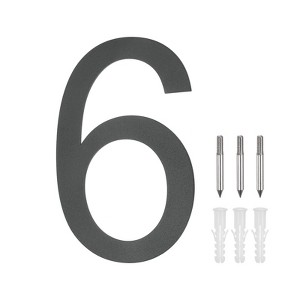 Unique Bargains 304 Stainless Steel Durable Waterproof House Numbers 1 Pc - 1 of 4