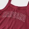 Girls' Harvard Tank Top and Pants Pajama Set - Red - 4 of 4