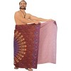LA LEELA Men's Pareo Swim Wraps Bath Sarong Beach One Size Cherry Mandala - 2 of 4