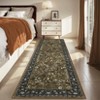 Washable Rugs for Living Room Non Slip Botanical Floral Bedroom Carpet Non-Shedding Low Pile Floor Cover Ultra-Soft Indoor Carpet for Kitchen - 4 of 4