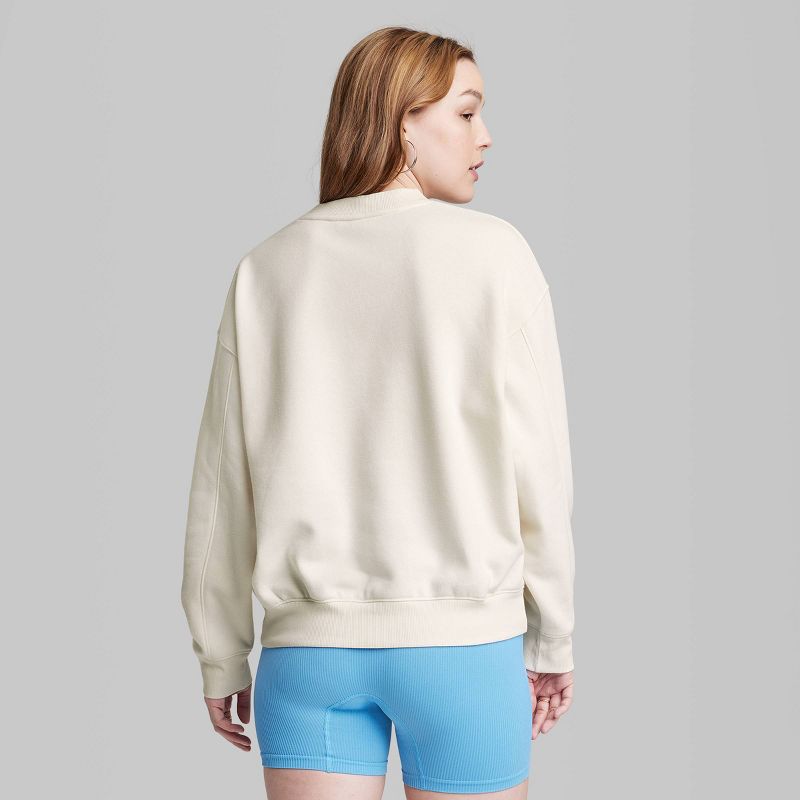 Women's Oversized Sweatshirt - Wild Fable™, 4 of 11