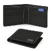 Wrangler Men's Black Bifold Wallet, Slim Casual Genuine Leather Purse, Gift for Him - 2 of 4