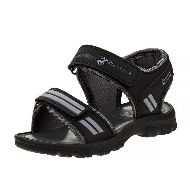 Beverly Hills Polo Club Hook and Loop Boys Open-Toe Sport Sandals (Little Kids), 1 of 6