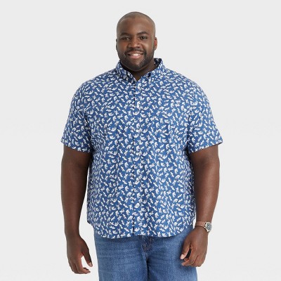 Men's Standard Fit Short Sleeve Button-Down Shirt - Goodfellow & Co™