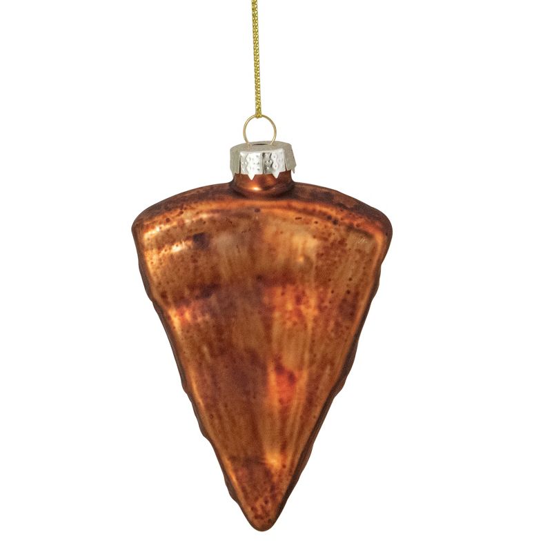 Northlight 4" Pepperoni Pizza Slice Glass Christmas Ornament, 5 of 6