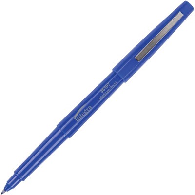 Integra Resin Tip Pen Med Pt Blue Barrel/BE Ink 36197