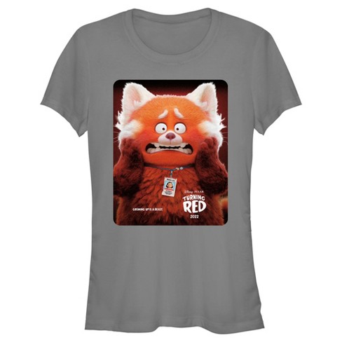 Junior's Turning Red Red Panda Mei Lee Poster T-shirt - Charcoal - X Large  : Target