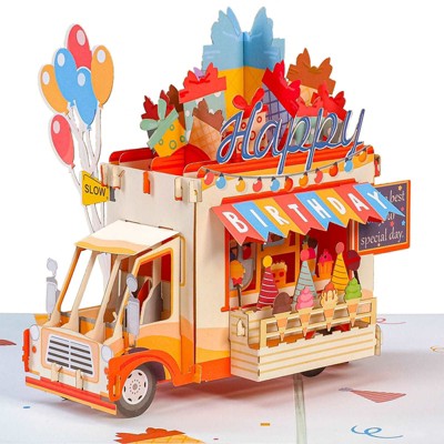 Paper Love 3D Birthday Pop Up Card