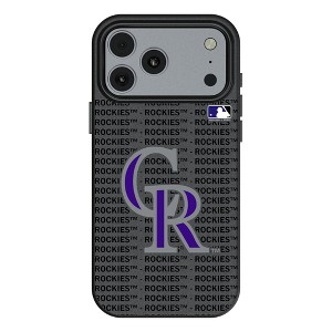 MLB National League Teams Text Backdrop MagSafe Compatible Cell Phone Case for Apple iPhone 17 Series - 1 of 4