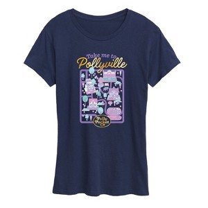 Women's - Polly Pocket - Take Me To Pollyville Short Sleeve Graphic T-Shirt - 1 of 4