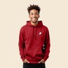 Dalix Embroidered Ghost Hoodie Soft Fleece Hood Sweatshirt Mens - 3 of 4