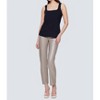 Women's SQUARE NECKLINE TANK TOP - BLACK TAPE - 3 of 3