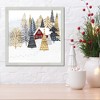 Courtside Market Christmas Chalet I 8x8 Framed Art Board - 2 of 2