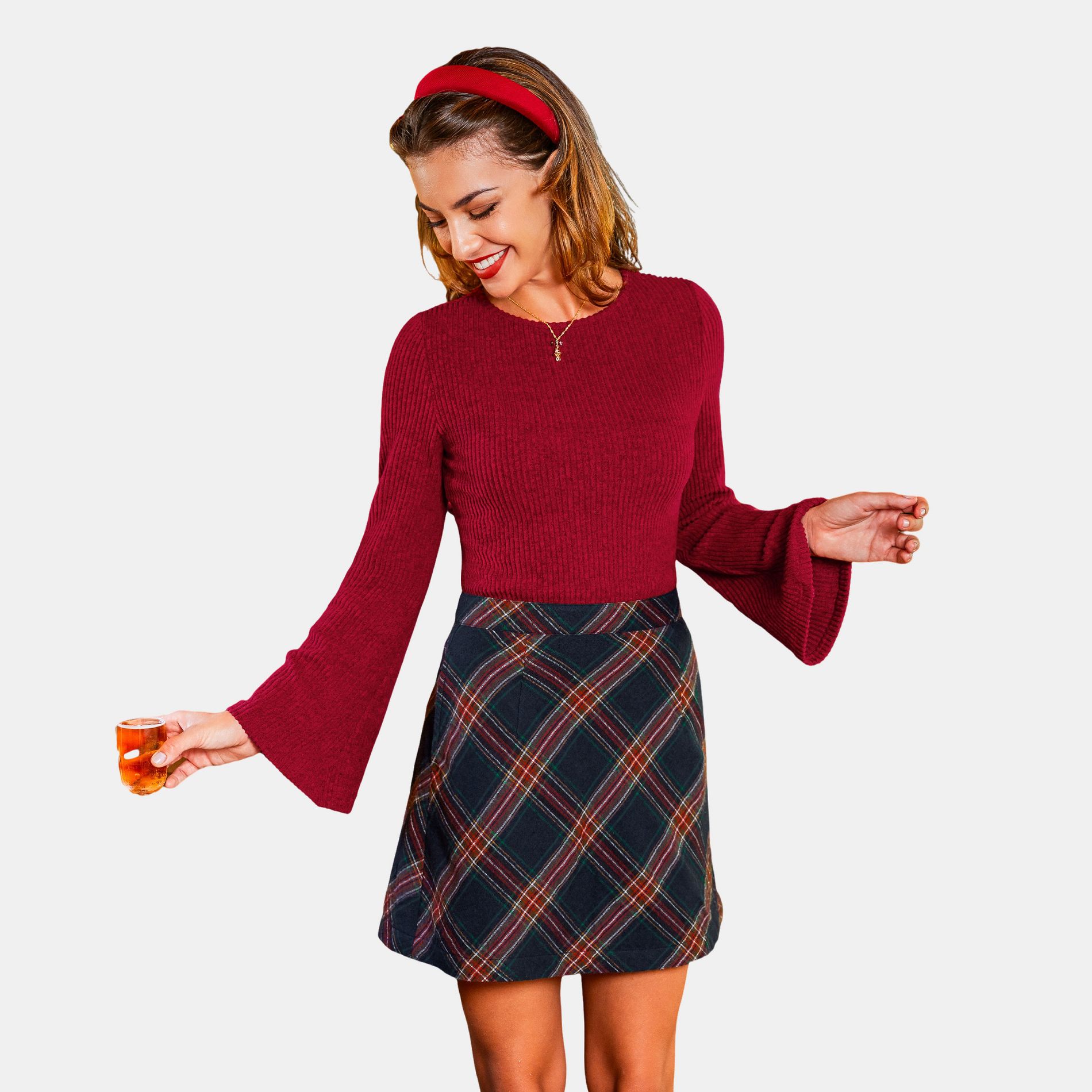 Women's Cozy Ribbed Knit Top - Cupshe