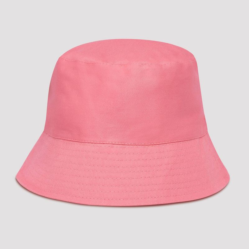Girls&#39; Lilo &#38; Stitch Reversible Bucket Hat - Light Pink, 3 of 5