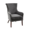CAVINAS Polyester Accent Chair with High Quilted Back and Studs Lining the Arms,Upholstered Living Room Chairs,Reading Chairs for Living Room - 2 of 4