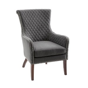 NicBex Polyester Accent Chair,Upholstered Living Room Chairs with High Quilted Back and Studs Lining the Arms,Accent Chairs for Living Room - 1 of 4