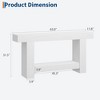 Console Table for Entryway, Entry Accent Table for Living Room, Long Console Table with Storage, 2-Tier Farmhouse Hallway Table - 3 of 4