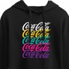 Women's - Coca-Cola - 90's Retro Logo Stacked Cropped Graphic Hoodie - 2 of 3