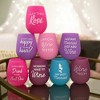 Pavilion Gift Company - Slay then Rosé - 13 oz Silicone Wine Glasses (Set of 2) - Drinkware - 3 of 4