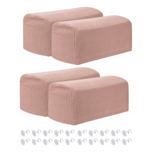 Unique Bargains Anti-Slip Stretch Couch Armrest Slipcovers 4 Pcs - 1 of 4