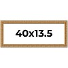 PosterPalooza | Panoramic Contemporary Gold Picture Frame - UV Acrylic, Foam Board Backing, Hanging Hardware - 2 of 4