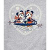 Men's - Disney - Ski Lift Heart Mickey And Minnie Graphic Fleece Sweatshirt - 2 of 4