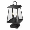 Z-Lite Broughton 2 - Light Lantern in  Black - 3 of 4