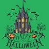 Women's Design By Humans Happy Halloween By darkstroke Racerback Tank Top - 2 of 3