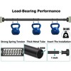 LunaLulinlk Black Shower Curtain Rod,43''-72'',Never Rust,Never Slip,No Drill,Matte,Adjustable Tension Metal Rod - 4 of 4