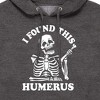 Men's - Instant Message - I Found This Humerus Graphic Fleece Pullover Hoodie - 2 of 4