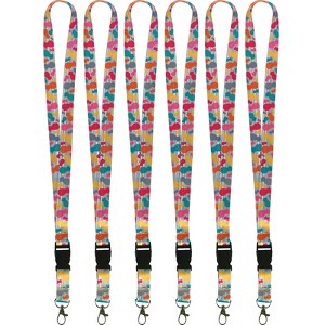 Teacher Created Resources® Tropical Punch Pineapples Lanyard, Pack of 6 - 1 of 2