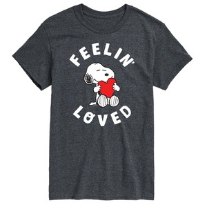 Men's - Peanuts - Feelin Loved Short Sleeve Graphic T-Shirt - 1 of 4