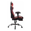 Finn Racing Adjustable Pillow and Leg Support Gaming Chair Red - miBasics