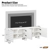 70.8" Modern Wavy Door TV Stand with Adjustable Shelves and Cable Holes, Media Console for TVs up to 75"-3irtyhousy - 4 of 4