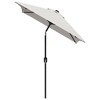 vidaXL Parasol 78.7 in.x118.1 in. Sand White Rectangular - 3 of 4