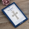 Anna-Kaci Silver Tone Crystal Rhinestone Cross Patonce Necklace with Message Card & Envelope Jewelry Gift - 3 of 4