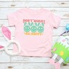 The Juniper Shop Don't Worry Be Hoppy Smiley Face With Ears Toddler Short Sleeve Tee - 2 of 2