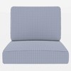 Covers&All Outdoor Seat / Back Cushion with Highly Durable Olefin Fabric, 25 in L x 25½ in L x 5 in Thick - 4 of 4
