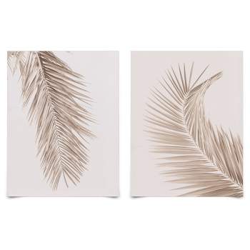 Americanflat - Rustic Wall Art Set - Neutral Palm 2, by Sisi and Seb