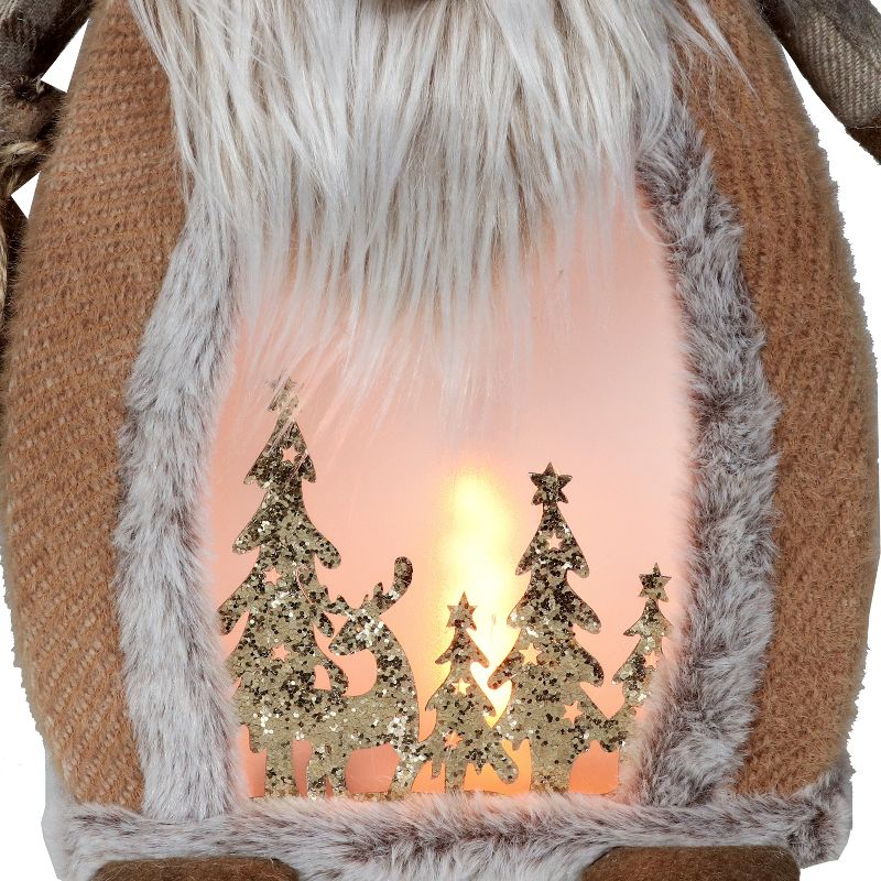 Sunnydaze Indoor Rustic Glowing Gnome Pre-Lit Holiday Decoration for Table, Fireplace Mantle, or Shelf - 25.5", 5 of 11