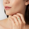 RS Pure by Ross-Simons 0.20 Carat Emerald Ring With Diamond Accents in 14kt Yellow Gold - 2 of 4