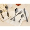 REGALWOVEN Stainless Steel Mirror Polished Flatware Set with Supporting Shelf Silverware Set 24 Pieces - 4 of 4