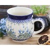Blue Rose Polish Pottery Ceramika Artystyczna Bubble Mug - 3 of 4