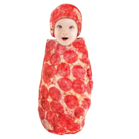 Hudson Baby Infant Plush Food Burrito Or Pizza Blanket And Cap, Pepperoni  Pizza, One Size : Target