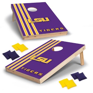 NCAA LSU Tigers 2'x3' Wood Cornhole Set - 1 of 4