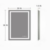 Keonjinn LED Bathroom Vanity Wall Mirror, 3 Color Temperatures Dimmable, Frontlit & Backlit, Double Lights Strips - 3 of 4