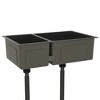 vidaXL Kitchen Sink Black Stainless Steel - 2 of 4