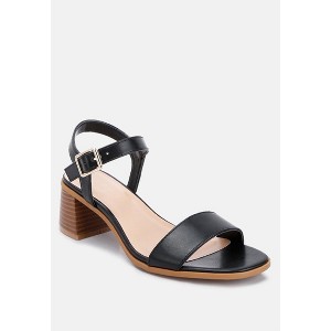Varya Stacked Heel Sandals - 1 of 2