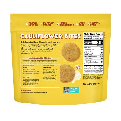 Little Spoon Cauliflower Bites Frozen Kids Food- 10oz